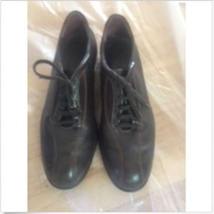 Cole Haan Brown Leather Lace Up Sneakers SZ 38.5